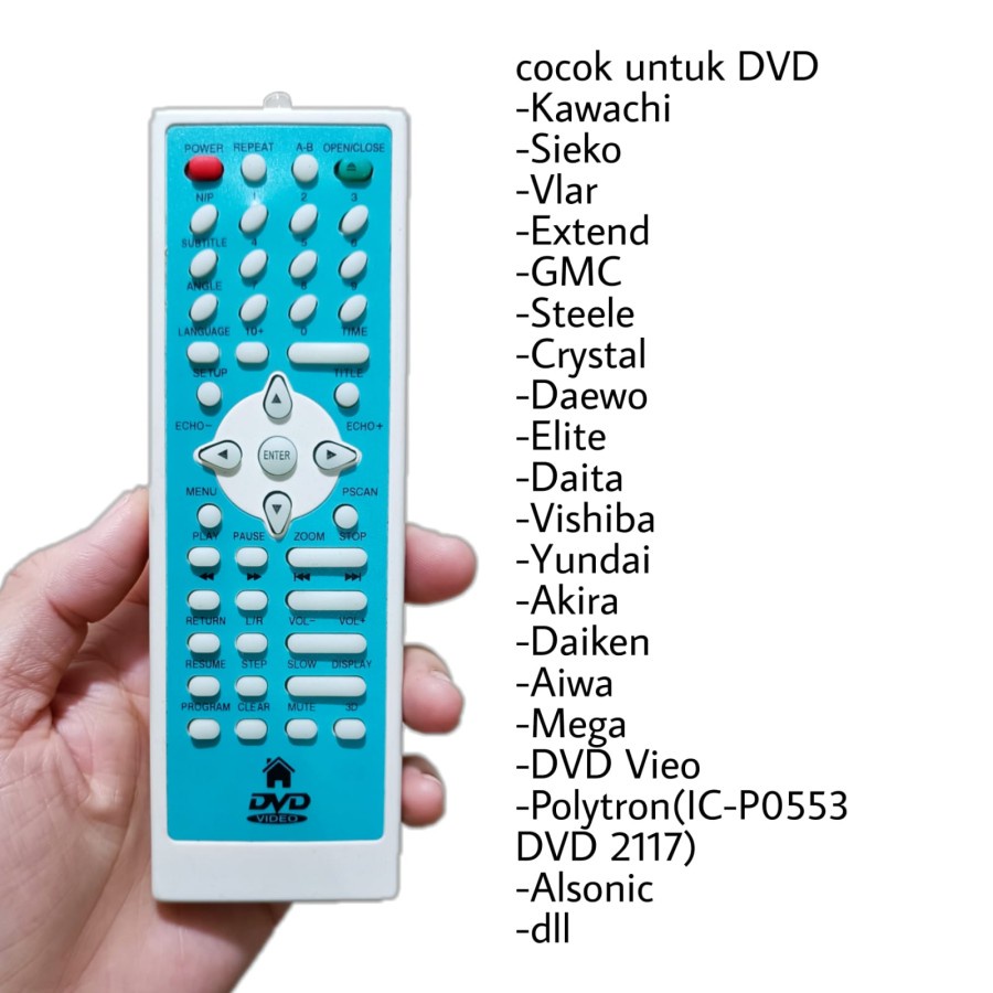 REMOTE DVD BM HIJAU