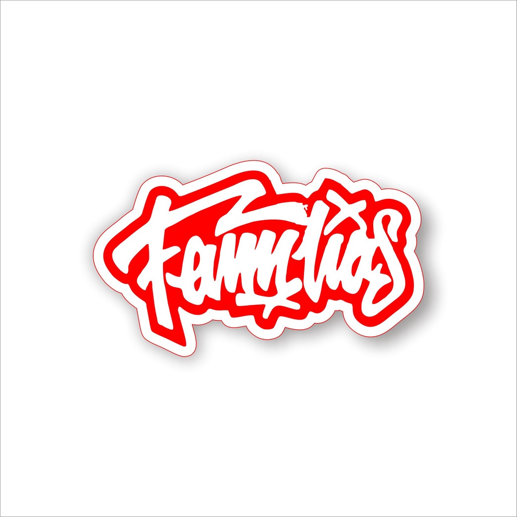 

Stiker brand distro familias bahan graftac anti air