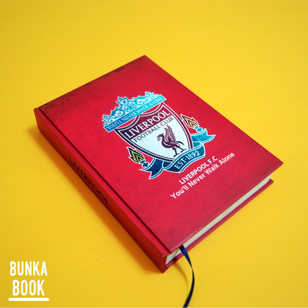 

Pocket Book Hardcover Liverpool FC Ukuran A6 Jurnal Agenda Planner Gift Couple