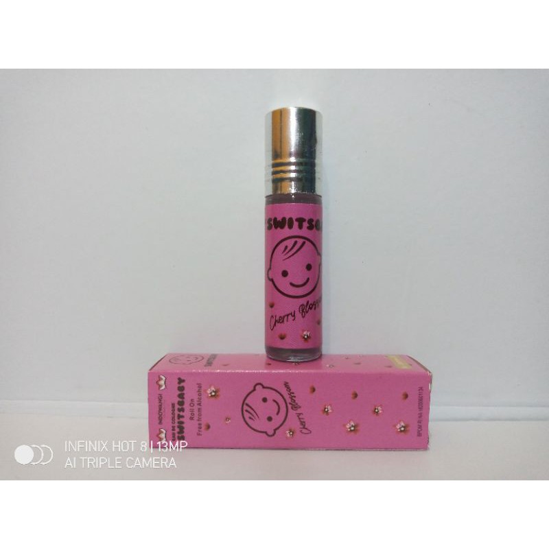 parfum ROLL ON ( CHERRY ) by indowangi Zwitsal switzbaby switsal switsbaby  anak bayi baby 6ML