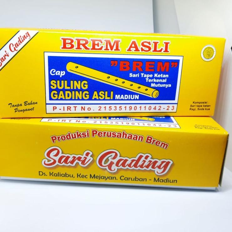 

♥HOT PROMO♥ [Promo] BREM MADIUN CAP SULING GADING ISI 5 BATANG ASLI ORIGINAL