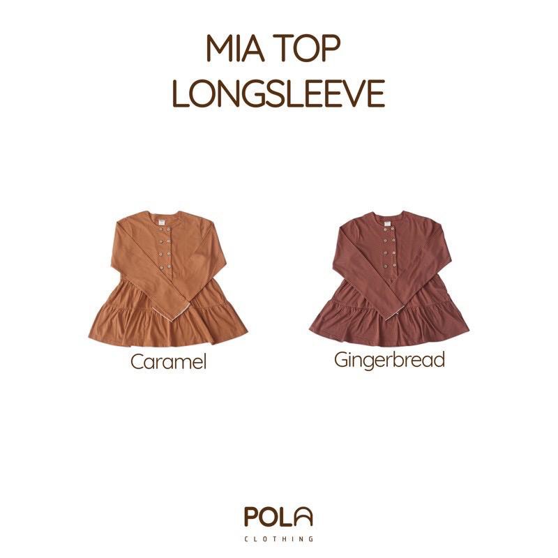 Polaidn - Mia Top Longsleeve Baju Dewasa / Busui Friendly