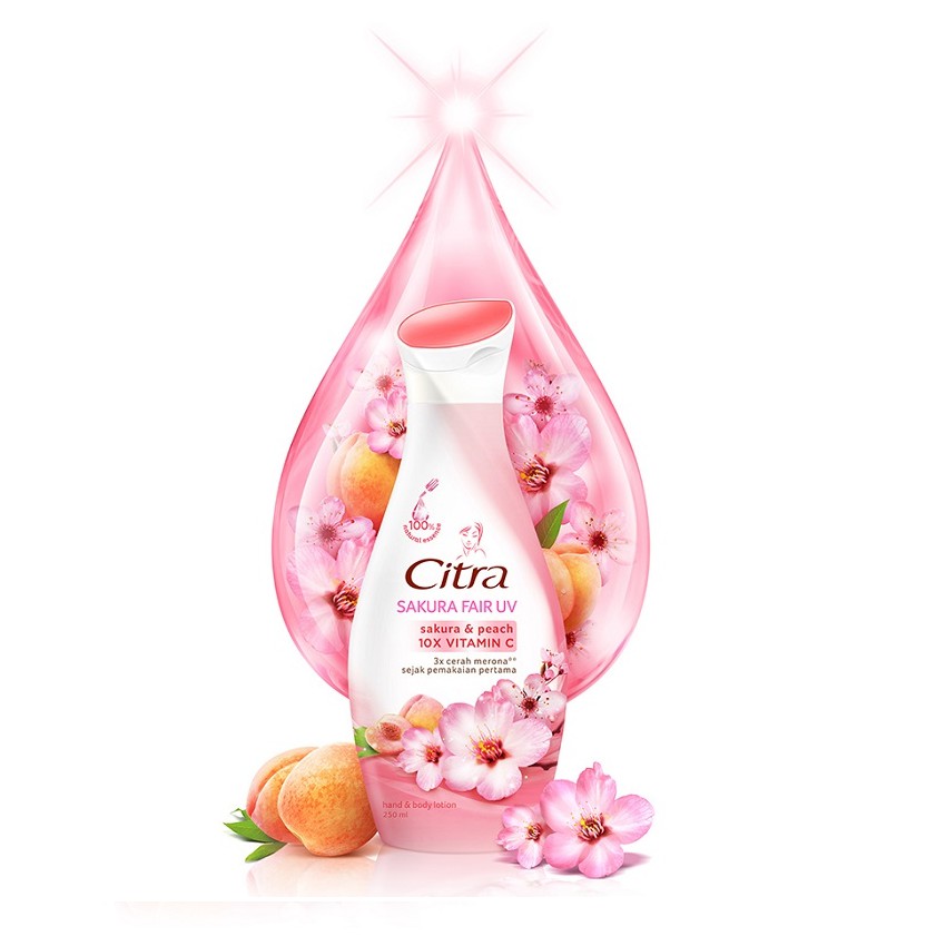 Citra Sakura Glow UV Hand &amp; Body Lotion 110ml