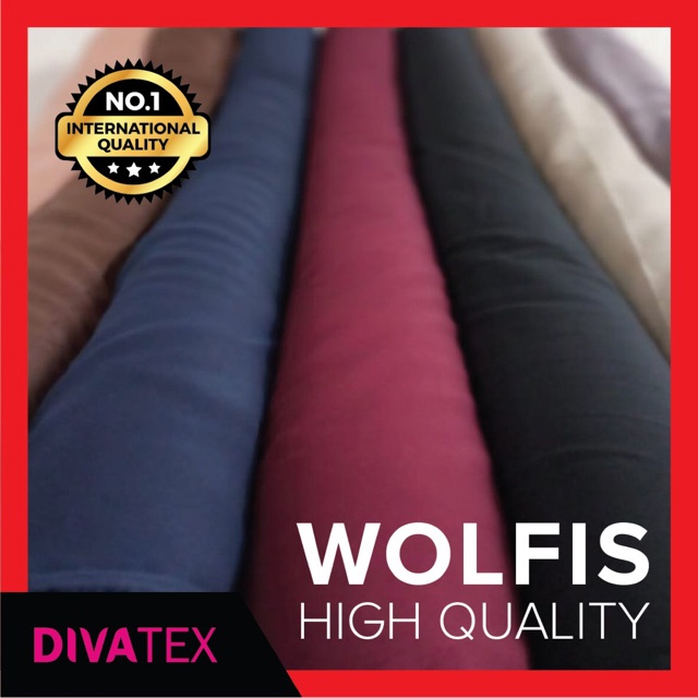 Kain Wolfis / Woolpeach Premium per 0.5 meter