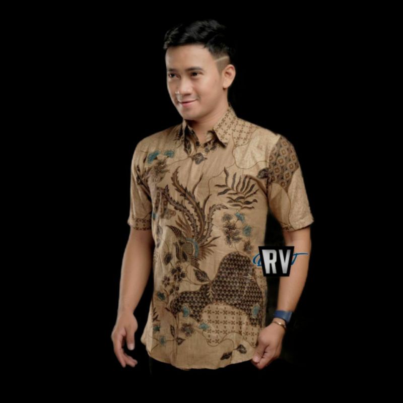 kemeja batik pria motif sekarjagat