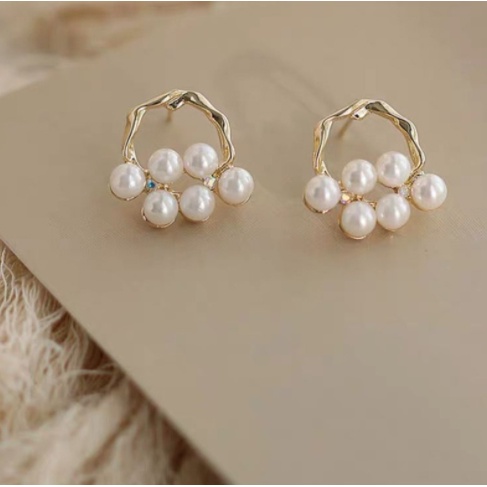 Anting s925 sterling silver hypoallergenic Gaya Korea Untuk Wanita-Eh465