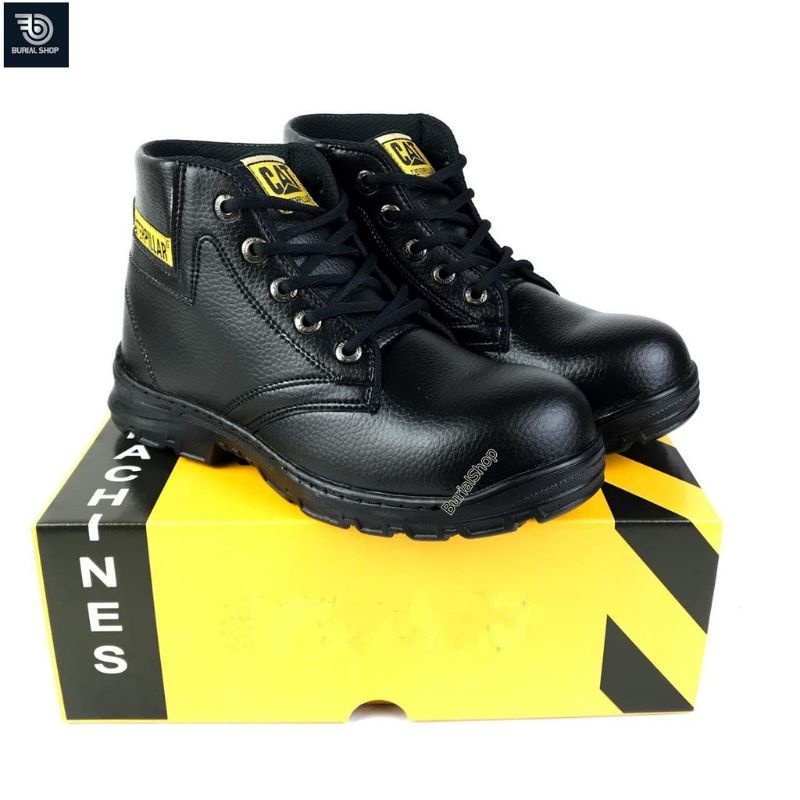 Sepatu kerja Safety ujung besi pria - Safety tali pria ujung besi - sepatu safety boots kerja lapangan - sepatu safety kulit jeruk ujung besi - sepatu septy tali semi boot pria - sepatu kerja safety industri - sepatu septy tali ujung besi