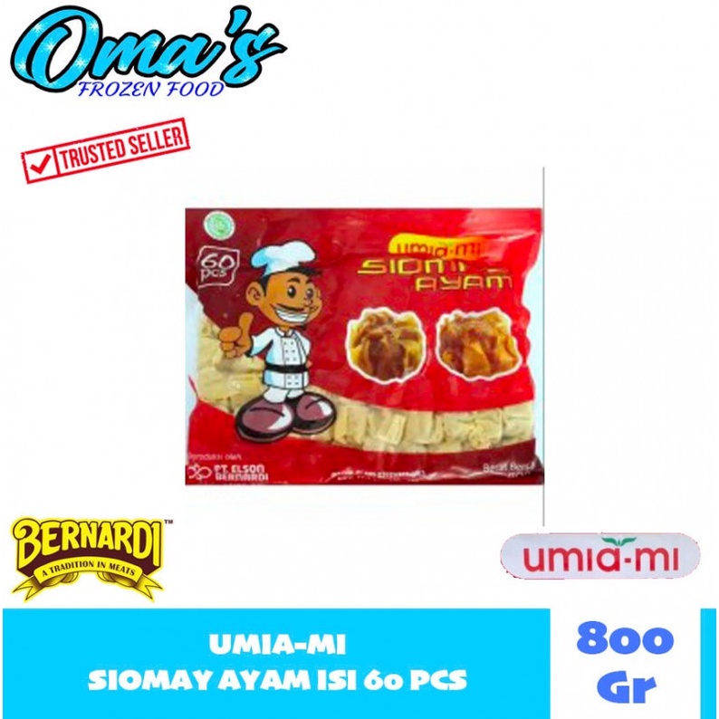 

UMIA MI SIOMAY AYAM ISI 60 PCS 800GR BY BERNARDI