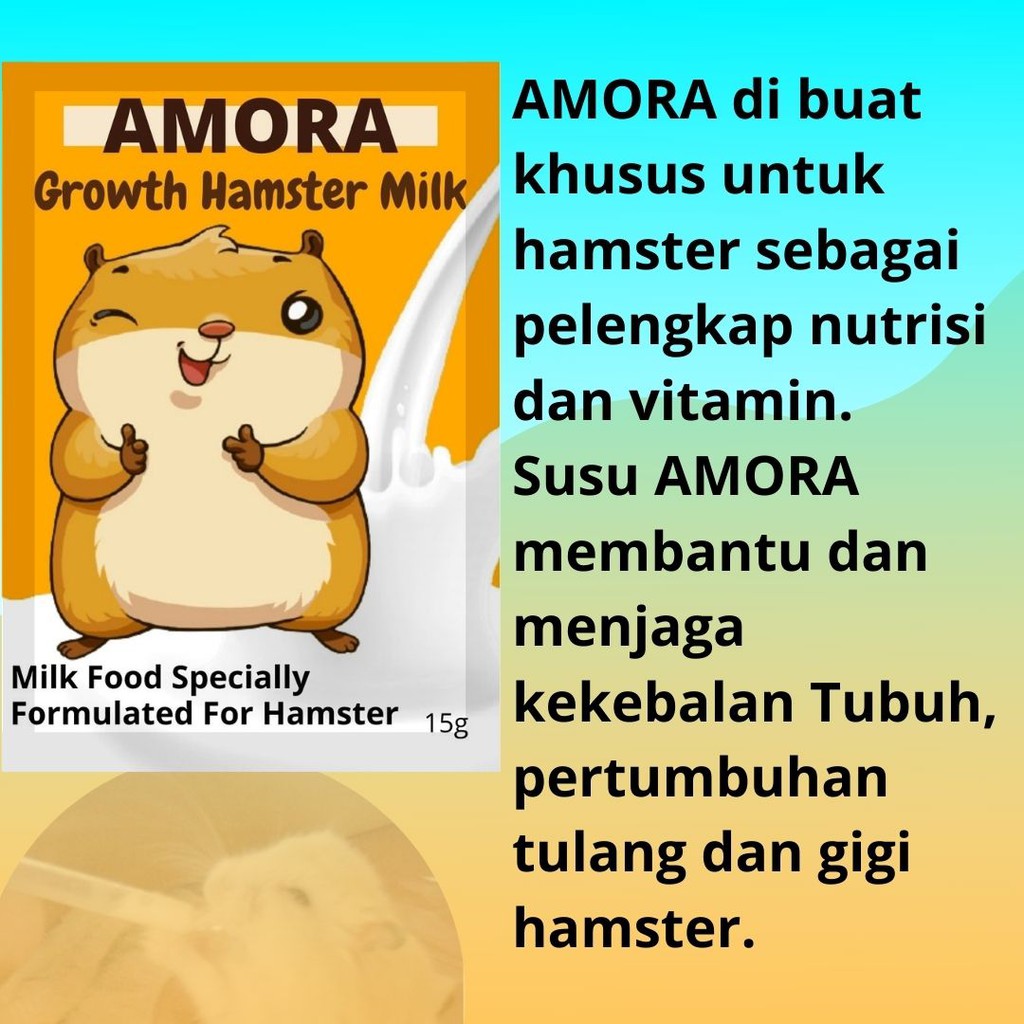 SUSU HAMSTER YUMILK AMORA HAMSTER MILK FEFARM