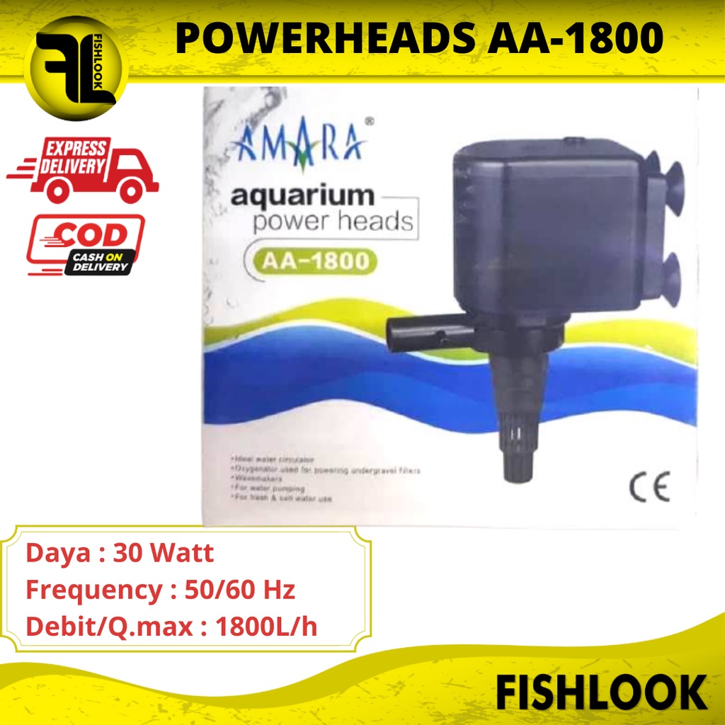 AA 1800 AMARA POMPA AQUARIUM POWERHEADS POMPA CELUP AQUASCAPE