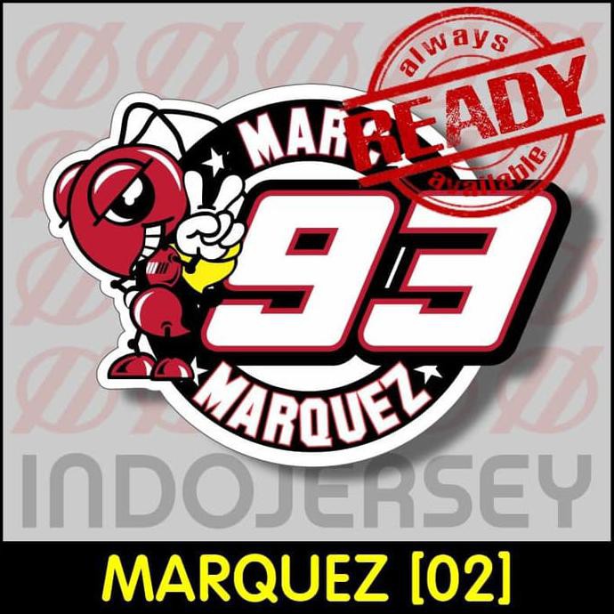 Buruan Beli.. Patch Stiker Setrika Flock Logo - Marquez 02 - Flock Standard