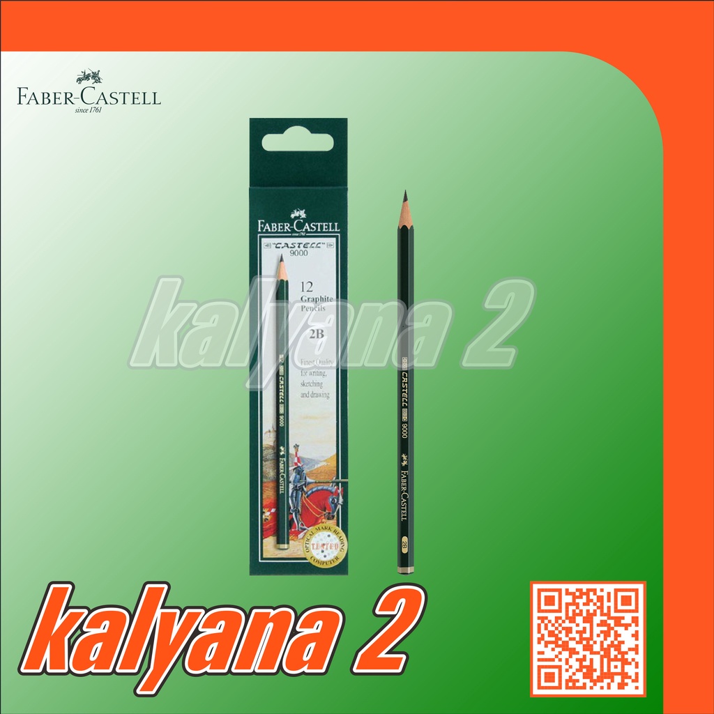 

Pensil / Pensil Ujian / Pencil FABER-CASTELL Castell 9000 2B