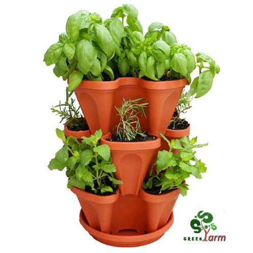 Stacking Pot / Pot Susun 3 / Pot Bertingkat 3