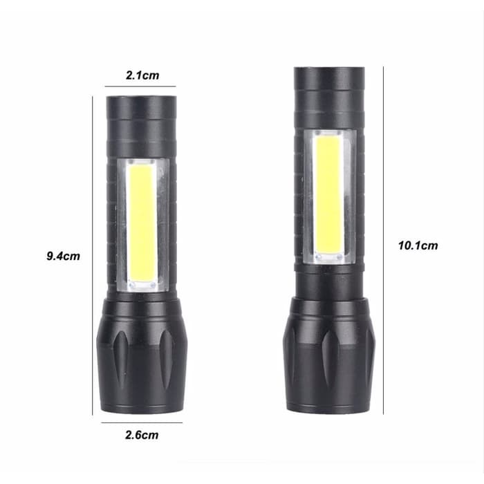 Senter XPE 511 Super Terang / Senter Swat Mini LED Zoom / Lampu Senter Terang