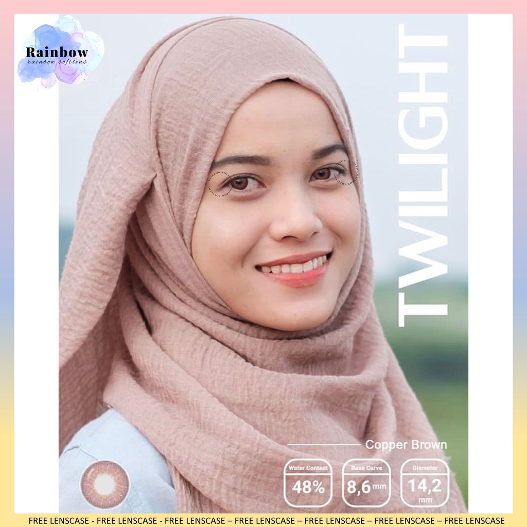 SOFTLENS LIVING COLOR TWILIGHT MINUS (-2.75 S/D -6.00) by IRISLAB FREE LENSCASE DIA 14.2MM / SOFTLEN SOFLENS SOFTLEN