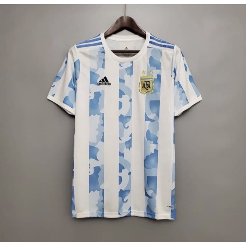 JERSEY HOME TIMNAS ARGENTINA COPPA AMERIKA + BOX JERSEY