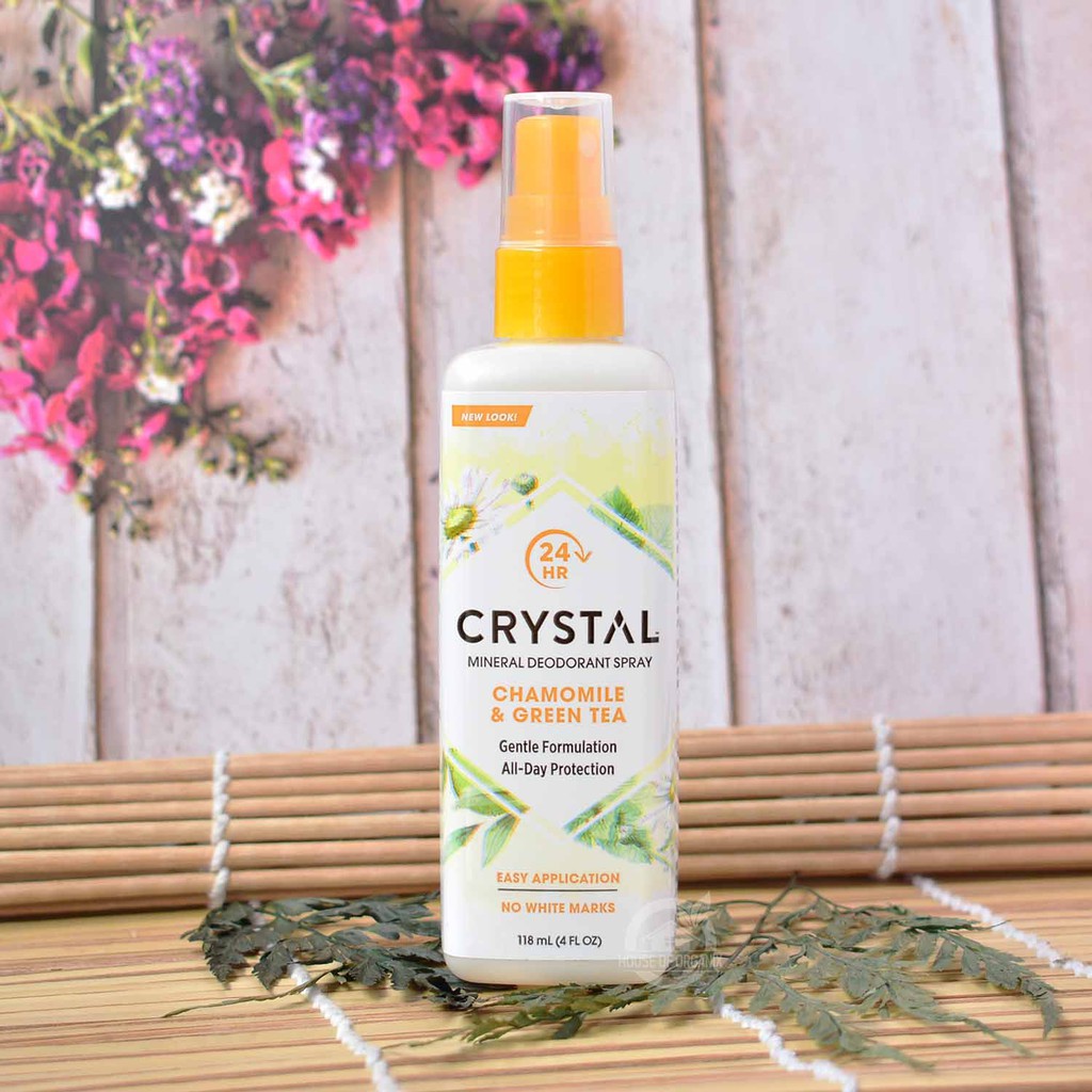 Crystal Mineral Deodorant Spray Chamomile / Pomegranate 118 ml