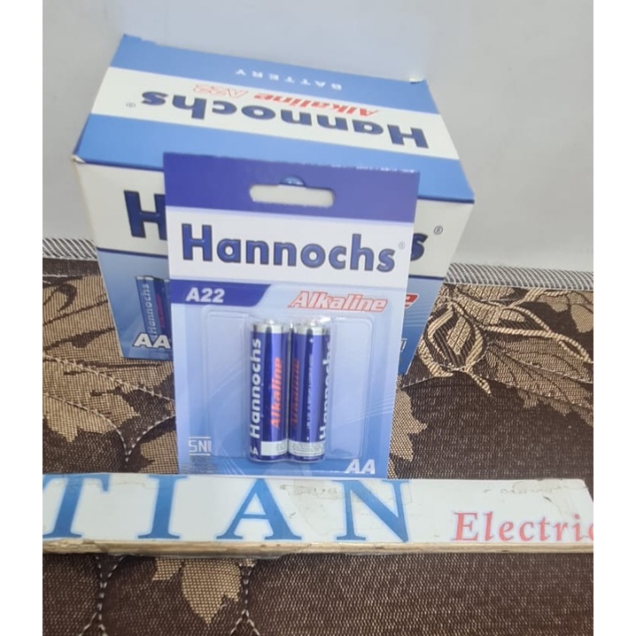 HANNOCHS Alkaline Batterai AA / AAA Isi 2 Pcs