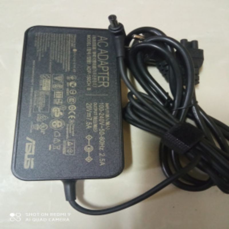 Adaptor Charger ASUS 20V 7.5A DC 6.0*3.7 mm Soap Model For ROG G531GD