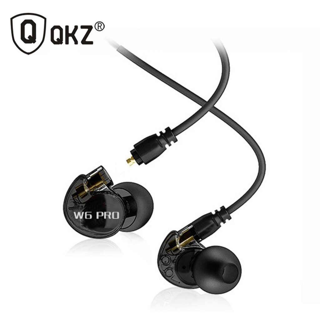 QKZ Sport Earphones with Mic - QKZ-W6 PRO