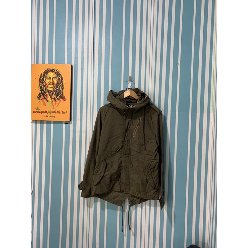 Clondvgru Jaket Parka Army Jaket Gunung Jaket Hiking Vintage Trucker 90an jadul thrift preloved