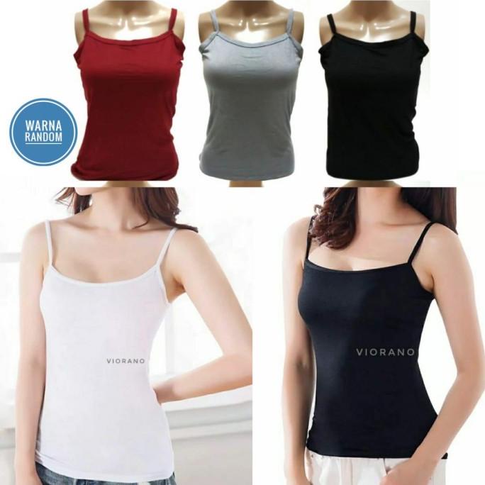 TANK TOP WANITA TERMURAH GROSIR 12PCS TANKTOP SINGLET WANITA TANK TOP POLOS LUSINAN TANKTOP WANITA