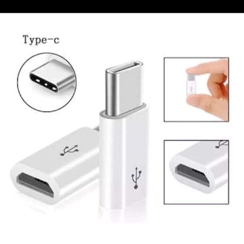 Konektor type c / connector micro to type c dan iphone / adapter type c