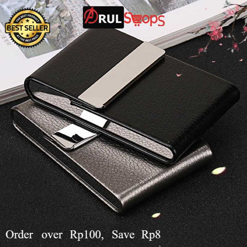 Focus Kotak Bungkus R-ok-ok Elegan Leather Cigarette Case - B650925