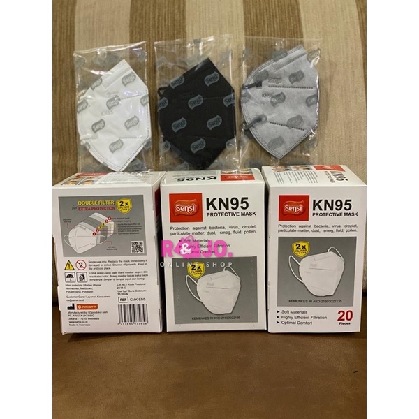 Masker Sensi Earloop KN95 isi 20 pcs