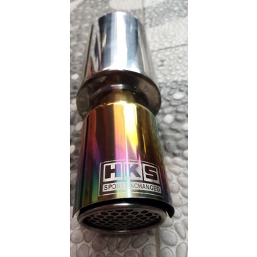 knalpot HKS burntipe ,knalpot Hks dobel cover , knalpot hks suara bass , knalpot mobil bass