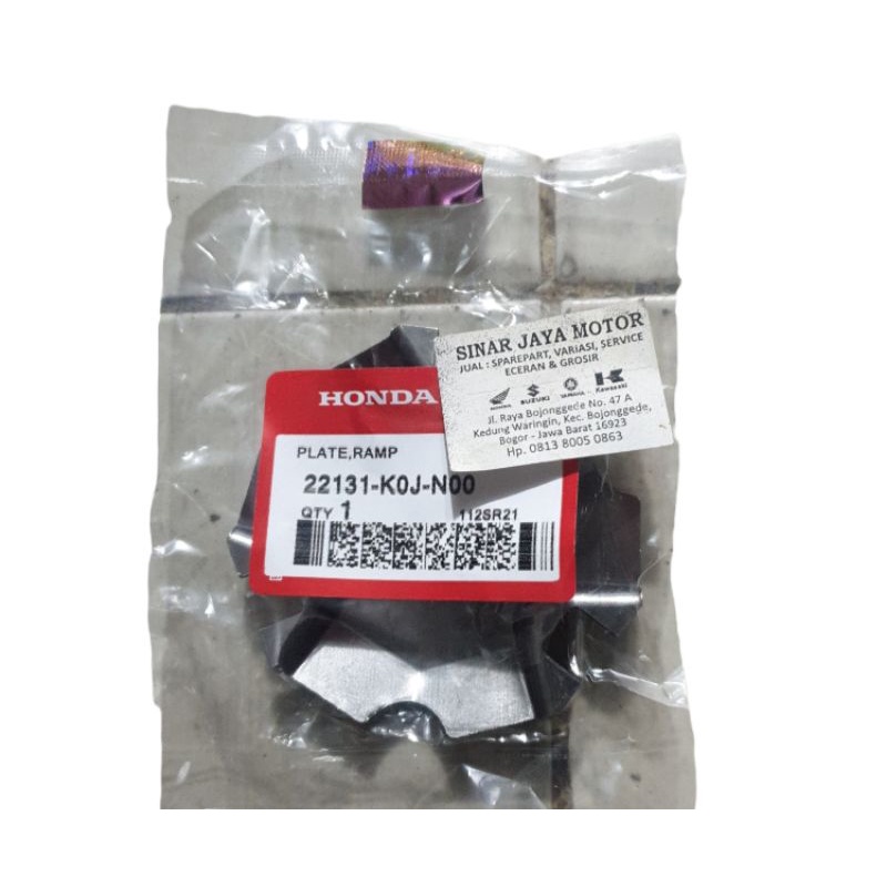 Tutup plat rumah roller genio beat new 2020 AHM KOJ