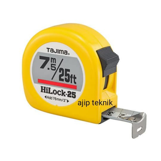 meteran tajima 7,5M measuring tape 7,5 M Meter ukur steel Japan Asli