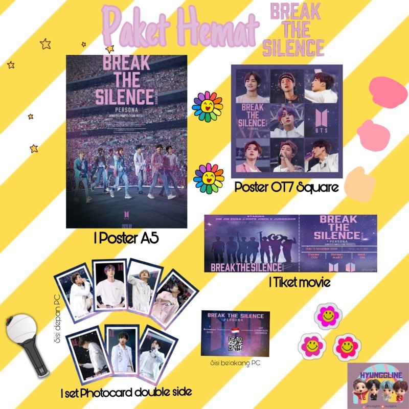 [READY] PAKET HEMAT BTS BREAK THE SILENCE