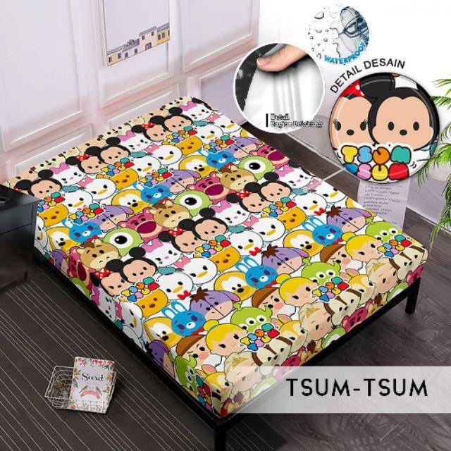 Sprei waterproof monalisa tsum2 160, 180