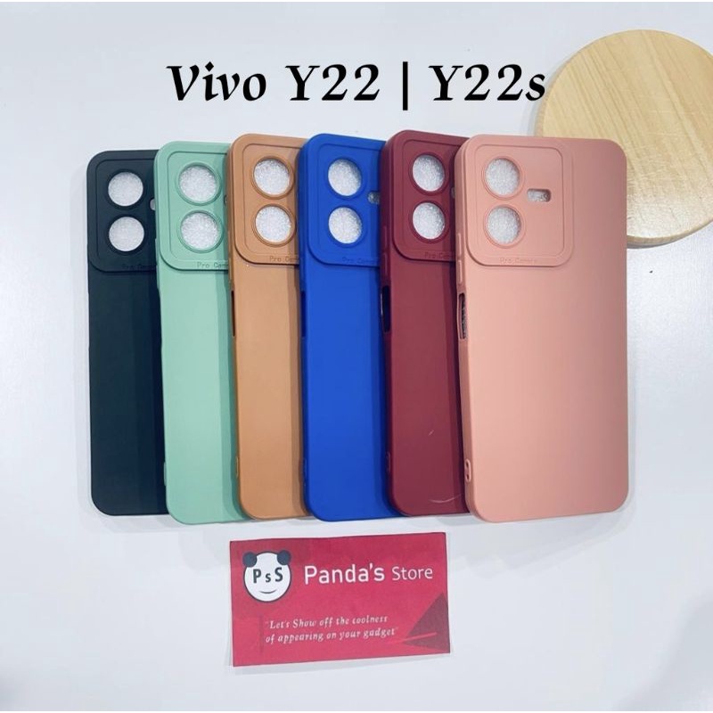 Case Vivo Y22, Y22s 2022 Softcase Pro Camera TPU Casing PsS-