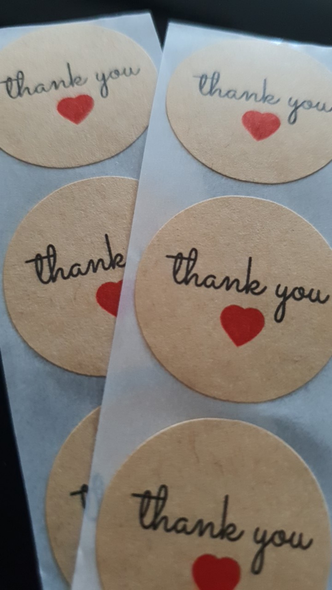 Stiker Sticker Thank You Segel Kemasan Baking Tools Decoration Packaging Kue Seal Sealer Kraft