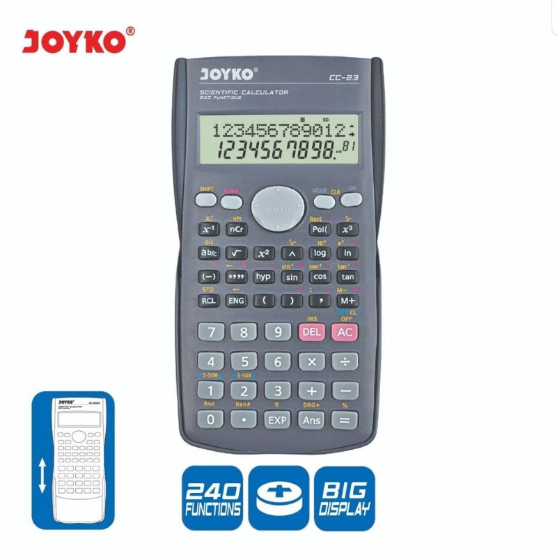 

Calculator / Kalkulator Joyko CC-23 / scientific / 240 functions