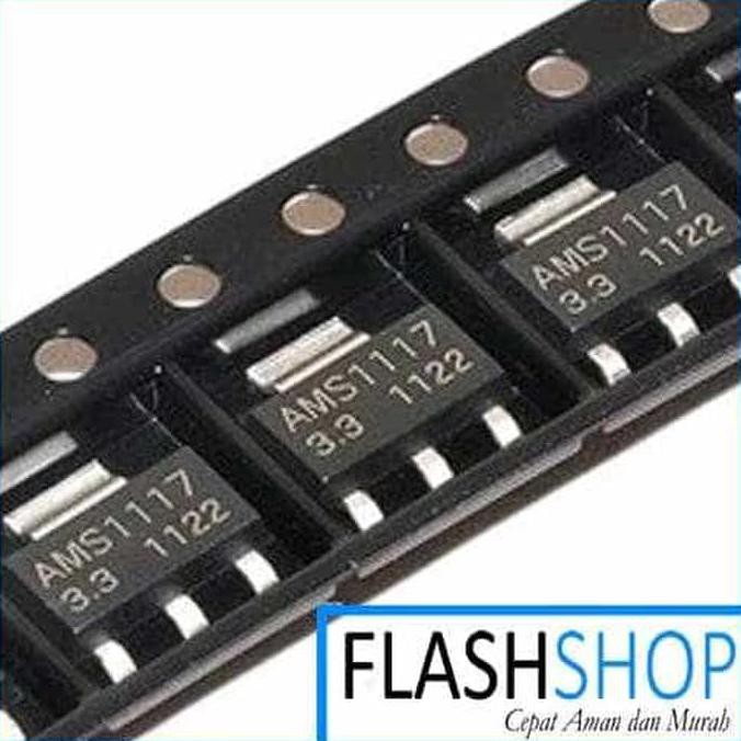 Populer] Ams1117-3.3 Ams1117-3.3V Ams1117 1117 Voltage Regulator