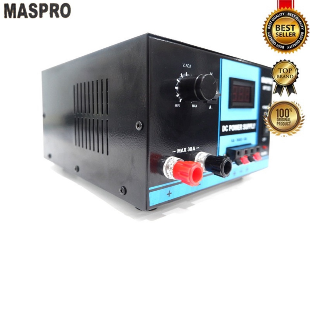 POWER SUPPLY MASPRO 30A DIGITAL NEW