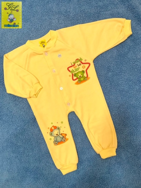 JUMPER PANJANG WARNA BUKA KAKI BAYI NEWBORN 0-3 BULAN