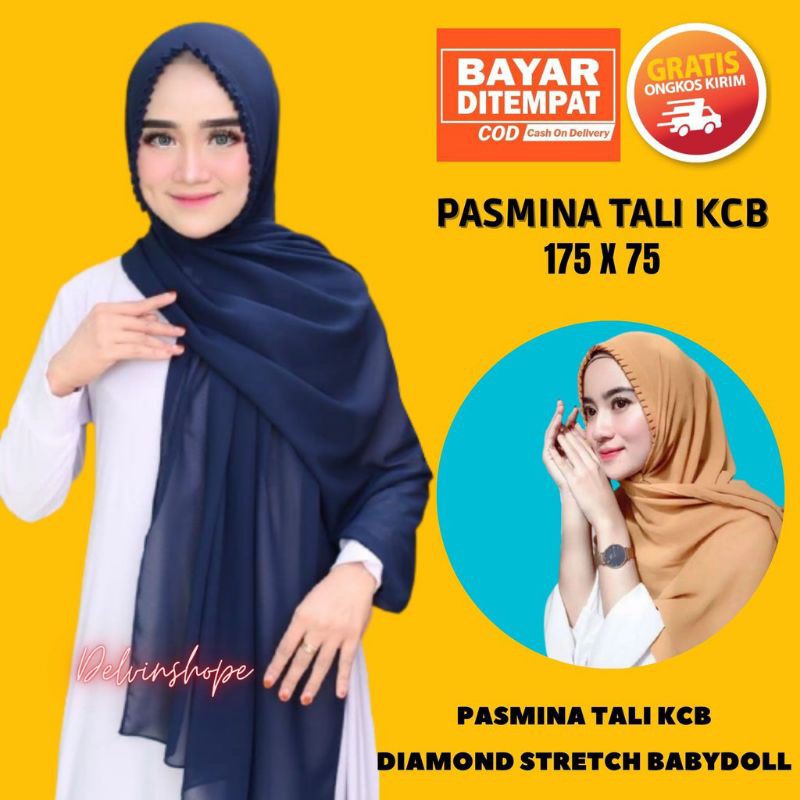 jilbab pashmina kcb BABYDOLL tali lipit ORI KARTIKA