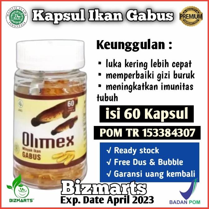ORIGINAL Kapsul Minyak Albumin Ikan Gabus Obat Herbal Luka Operasi & Infeksi Asli