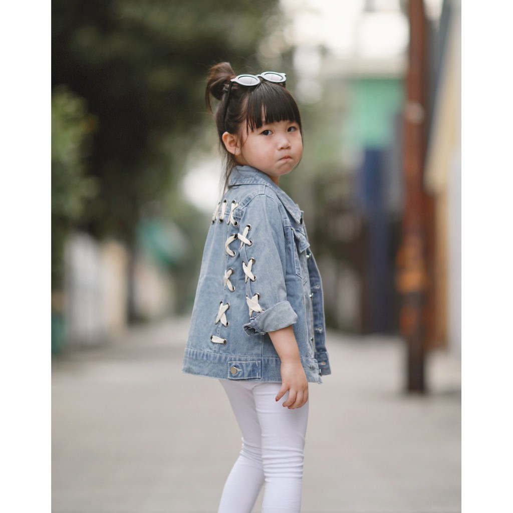 TWISTED DENIM JACKET | Jaket Denim Anak | Jaket Anak Unisex | Outer Anak | Atasan Anak | Jaket Jeans Anak