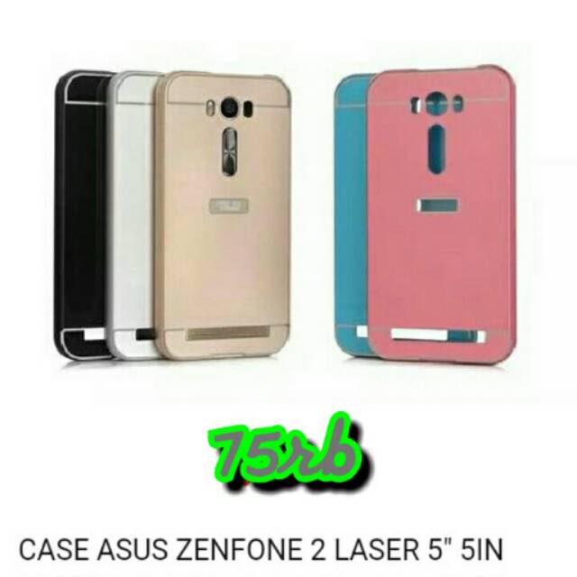 Miror case asus zenfone 2 laser 5,5 inci.