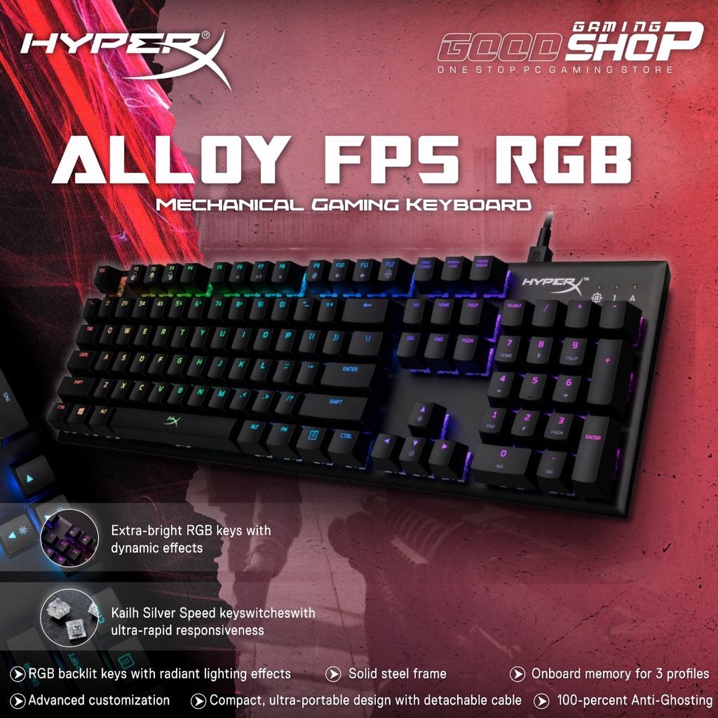 HyperX Alloy FPS RGB - Gaming Keyboard