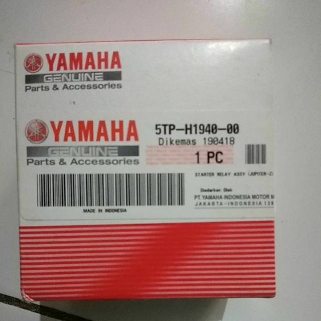 Bendik Starter Switch Starter Yamaha Jupiter Z Jupiter MX Vixion New Vega R New 5TP H1940 00 5TP H1940 01