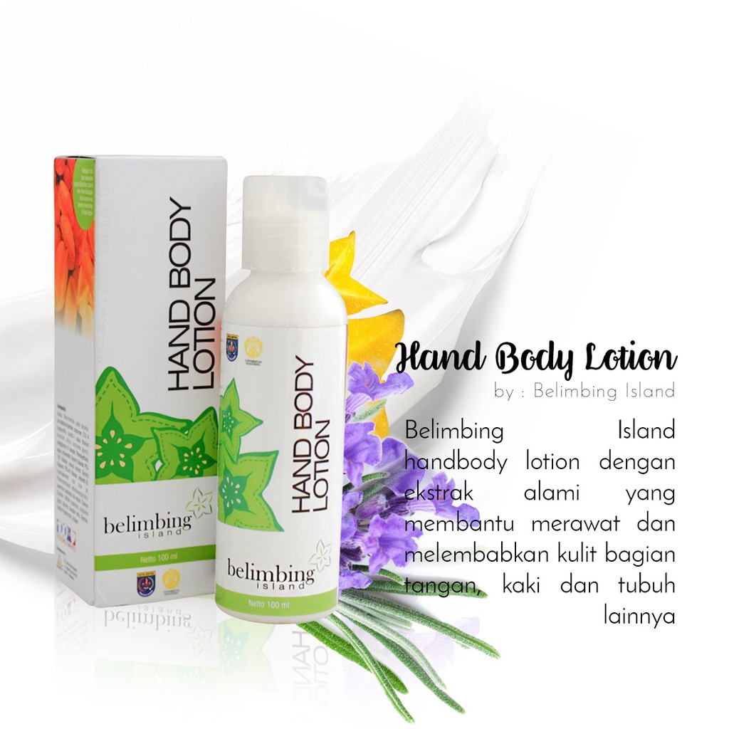 BELIMBING ISLAND Hand Body Lotion alami wangi natural tidak lengket termurah terlaris promo diskon