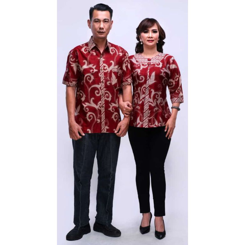 Baju batik cople keluarga set sarimbit couple family modern seragam kebaya terbaru natal anak ameta