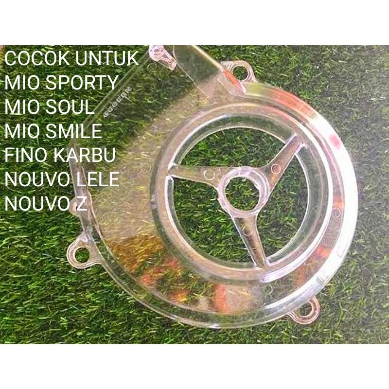cover tutup kipas bening transparan MIO SPORTY - SOUL SMILE NOUVO Z LELE FINO KARBU
