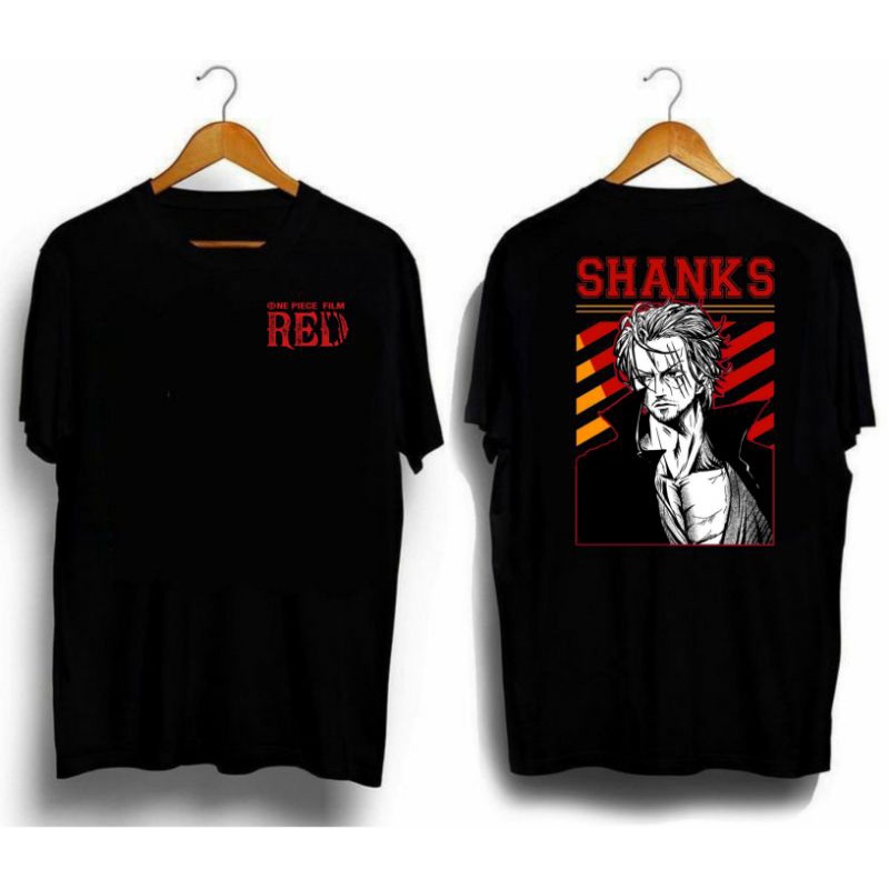 T-SHIRT DISTRO ANIME ONE PIECE - RED FILM